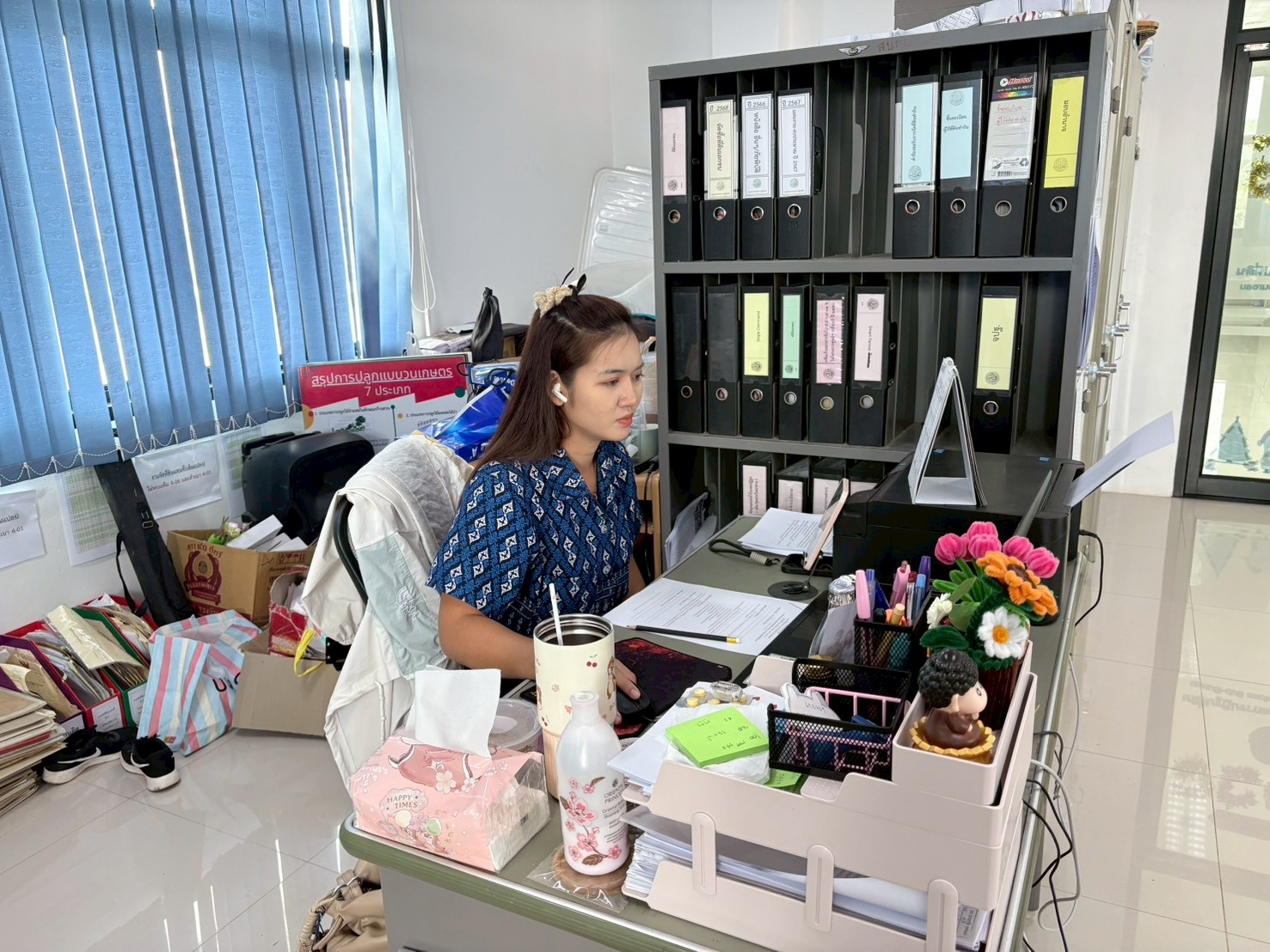 title -  ส.ป.ก.บึงกาฬ ร่วมรณรงค์การแต่งกายตามอัตลักษณ์ไทยสู่สากล ภายต้แนวคิด 